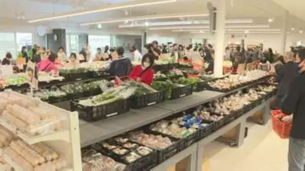 駐車場244台に　道の駅「仁保の郷」大規模改修終えグランドオープン　山口