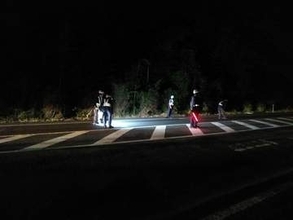【速報】未明の国道で男性がはねられ頭から出血　重傷のもよう　山口・山陽小野田