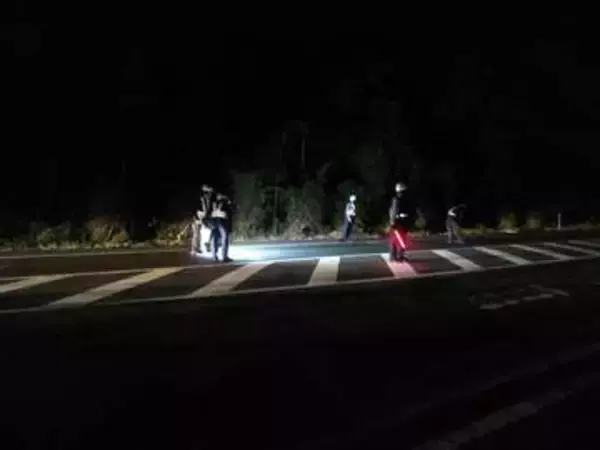 未明の国道で男性がはねられ頭から出血　骨盤骨折の重傷　山口・山陽小野田