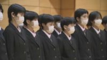 ｢日本一を目指す｣ 春の高校バレーに出場　誠英高校の壮行式　山口・防府