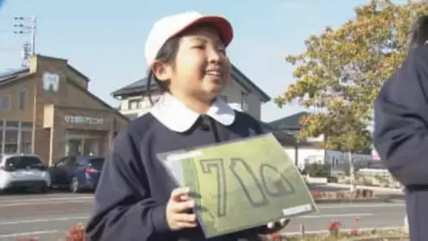 児童が育てたコメ販売「みんな買ってくれるのででうれしい！」１時間で売り切れに