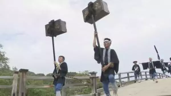 錦帯橋まつり　橋の上で時代絵巻　山口・岩国