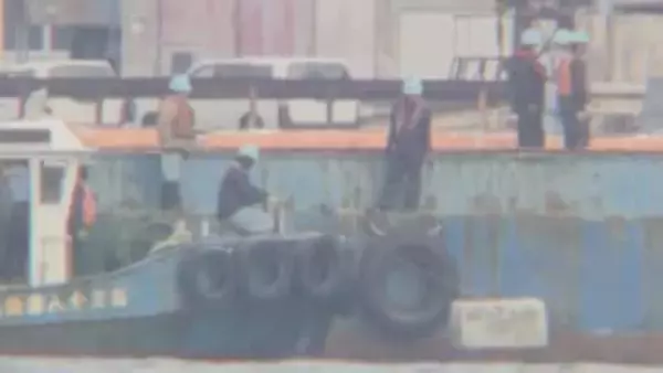 衝撃緩和策でバブルカーテン設置始まる　徳山下松港の不発弾処理へ　山口・周南