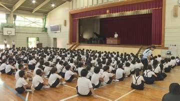 「8月残すところあとわずか」小中学校で一足早く2学期スタート　教室ににぎやかな声　山口・下関