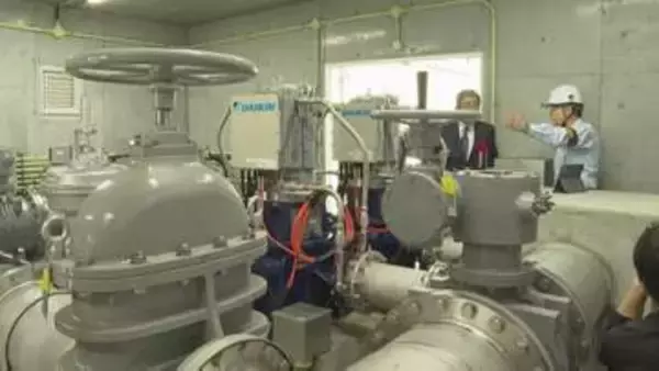 東洋鋼鈑下松事業所にマイクロ水力発電所が完成　災害時は水と電力を供給　山口