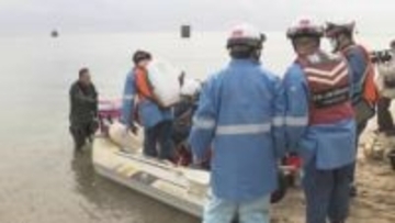 【速報】台湾ダイバーが意識不明の重体…救急車要請　長生炭鉱の遺骨収容に向けた潜水調査で　山口・宇部