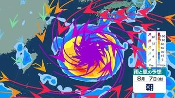 【台風情報】台風13号（ドルフィン）7日にも沖縄直撃・熊本地震被災地にも影響か？「非常に強い勢力」最大瞬間風速70m/s　予想進路・雨と風のシミュレーションを見る（気象庁）