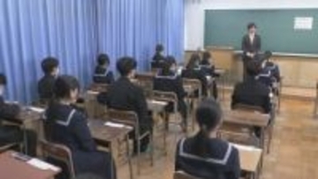 山口県公立高校入試始まる　倍率は０．９６倍　１９８９年以降最低