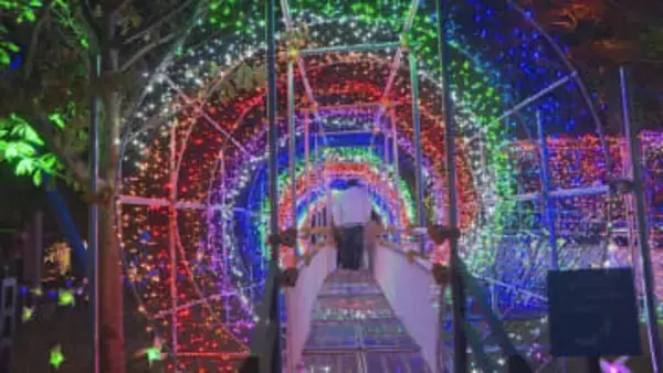 22万球がときわ公園を彩る「ＴＯＫＩＷＡファンタジア」開幕　山口・宇部