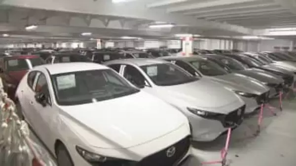 30センチ間隔の駐車に驚き！自動車専用船の見学会　山口・広島