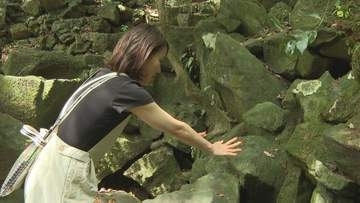 一服の涼を求めて“天然のクーラー”笠山の風穴　観光客から人気「びっくり！急に涼しくて」　山口・萩