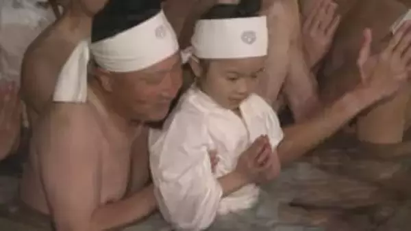 1年で最も寒いとされる大寒　冷水で心身清め無病息災祈る　大寒みそぎ　山口・防府