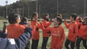 レノファ山口レディースがシーズン初練習「1部昇格が目標」新加入８人含め３０人で挑む