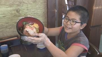 世界に一つだけの海鮮丼づくり　解体ショーも　食育イベント開催　山口・防府