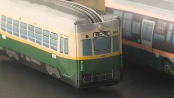 かつて市内で運行　路面電車がペンケースに「当時を懐かしんでもらえれば」サンデン交通が企画　山口