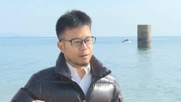 宇部・長生炭鉱を日本政府関係者が初めて訪問・・・大規模調査（来月３日～１１日）を前にダイバーらと意見交換