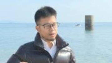 宇部・長生炭鉱を日本政府関係者が初めて訪問・・・大規模調査（来月３日～１１日）を前にダイバーらと意見交換