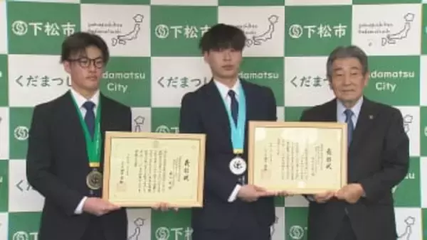 鉄道車両の製造の若き技術者　技能五輪入賞で市長から表彰　山口・下松