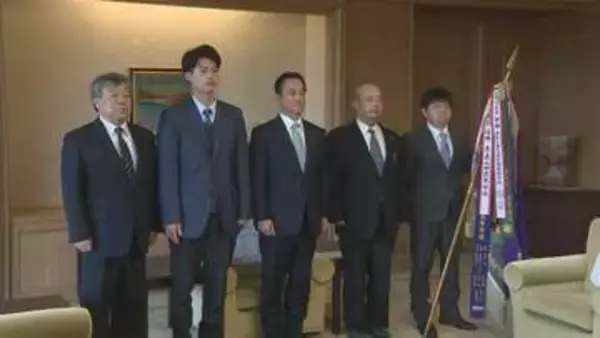 春の全国選抜Ｖ　野田学園卓球部が知事表敬　インターハイでの連覇誓う　山口