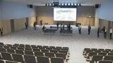 「施設不足”解消へ期待　西京銀行新本社ビルのホール　行政や経済界向け内覧会　山口・周南」の画像1