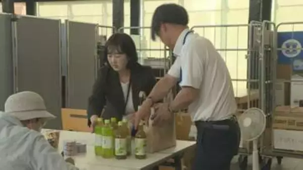 熊本地震被災地に送る支援物資の提供呼びかけ　市役所ロビーで受け付け始まる　山口・下関