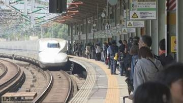 大型連休中の利用者７％増　ＪＲ山陽新幹線