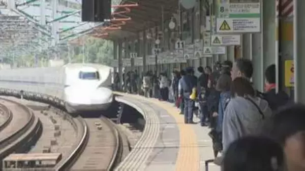 大型連休中の利用者７％増　ＪＲ山陽新幹線