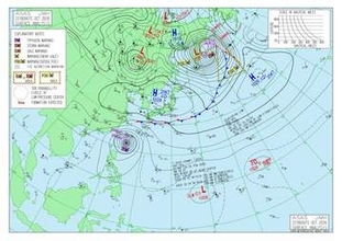 【台風のたまご】新たな「熱帯低気圧」発生…台風31号となるか？日本の南東側…中心気圧1006ヘクトパスカル　日本への影響は？　雨と風のシミュレーション（気象庁 実況天気図 23日午前3時時点）