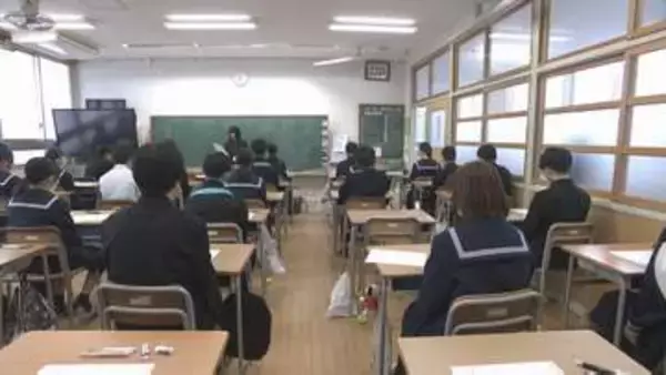 全国一斉に学力・学習状況調査始まる　中学３年・小学６年対象　山口
