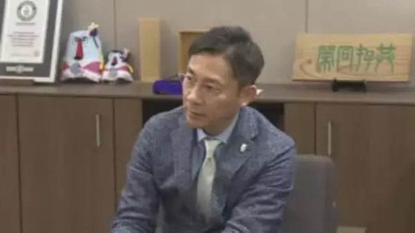 「バスケで地域を盛り上げて」Ｂリーグのチェアマンが宇部市長とパッツファイブのオーナー企業を訪問　山口・宇部