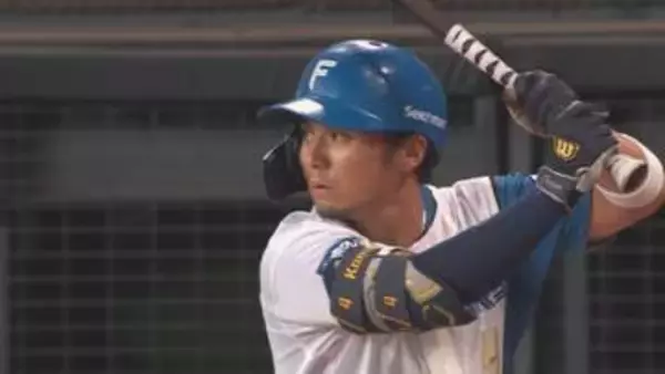 【日本ハム】「代打を送らずに僕に任せてくれたベンチの思いに応えたい」上川畑大悟が走者一掃の3点タイムリーでソフトバンクに快勝