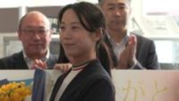 スピードスケート高木美帆さん地元・幕別町を表敬訪問し現役引退の報告＿『お疲れ様でした！』町民からの拍手と声援に“美帆スマイル”〈北海道幕別町〉
