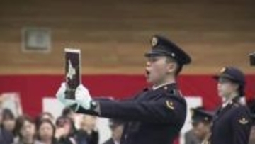 「誰かの支えになることができる自衛官に」陸上自衛隊北部方面隊で入隊式＿家族らが見守る中、273人が"第一歩"第120教育大隊で3か月の基礎訓練後、北海道内の部隊に配属（北海道 陸上自衛隊真駒内駐屯地）