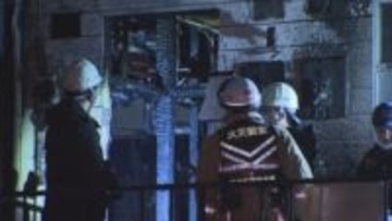 「建物から煙が見えて爆発音もした」木造２階建ての共同住宅で火災 住民とみられる50代の男性が死亡＜北海道・千歳市＞