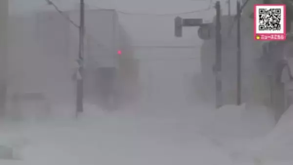 【衆院選投開票日の北海道はまた大雪か…】留萌市などで猛吹雪となった7日の北海道―8日は日本海側を中心に大雪の見込み…8日朝までに多いところでは降雪30センチの予想も