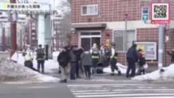 「たき火のように燃えていた」札幌の交番内で不審火_床で炭のようなものが燃え一時騒然…目撃した通行人が雪で消火  現場付近で騒いでいた男性を警察が確保〈北海道札幌市〉