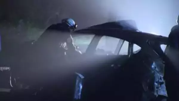 【乗用車が対向車線にはみ出したか…トレーラーと正面衝突して車体が全焼】乗用車に乗っていた男女2人が死亡・助手席の2歳女児は重傷〈北海道苫小牧市〉