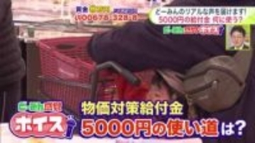 【給付金5000円の使い道】札幌市の現金給付に市民のホンネは？「日用品に全部行っちゃう」「友達にお土産を買った」「ガソリン満タン入れたら7000円かかる」道民のリアルな声をお届け＜どーみん感覚ボイス＞