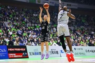 【レバンガ北海道】大熱戦！満員の北海きたえーるで1点差勝利　富永啓生帰化選手を除く日本人最速B1個人通算1000得点達成
