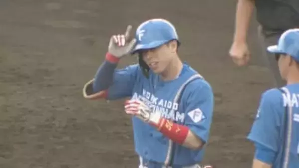 【ファイターズ】五十幡＆矢澤が走巧で活躍！こだわりたい「チームバッティング」でアピール！9回に4点差を追いつき引き分け！