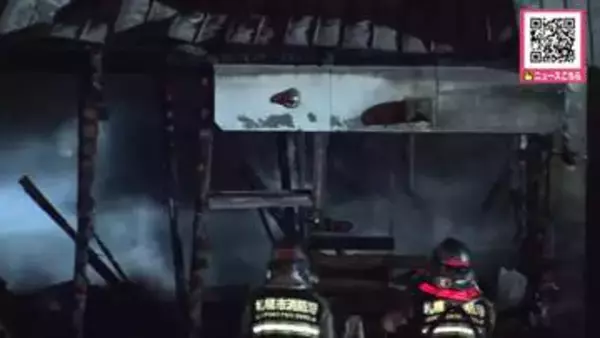 モバイルバッテリーが関係か？札幌市北区で2階建て物置が全焼「爆発音がして火が見える」_当時物置は無人でモバイルバッテリーを充電していた＜北海道札幌市＞