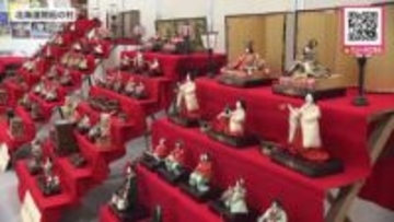 桃の節句を前に明治からの“ひな人形”の展示が北海道開拓の村でスタート！各時代の人形の移り変わりに注目「かわいかった」子どもたちが飾り付けにもチャレンジ…3月20日まで展示〈北海道札幌市〉