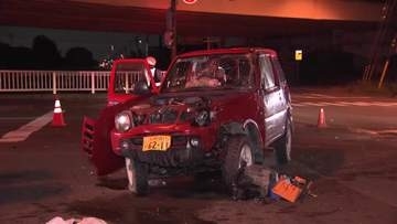 深夜の交差点で…軽自動車と乗用車が"衝突"軽の50代とみられる男性死亡―乗用車の男性は軽傷〈北海道札幌市〉