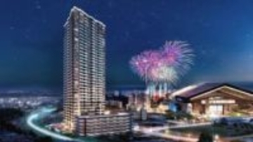 【エスコンを見下ろせるタワマン】3年後の完成にむけ起工式―36階建て高さ約130メートル『非日常な日常を』がテーマ「4割ぐらいの住戸がスタジアムを見られる」北海道北広島市