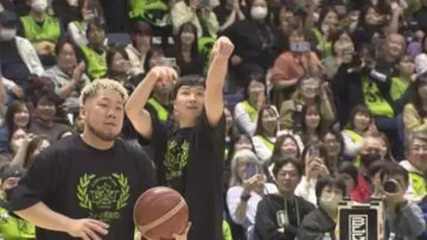 【レバンガ北海道】ファン感謝祭で富永啓生＆折茂武彦“新旧スコアラー”3Ｐシュート対決！過去最多2,621人のファン・ブースターが歓喜…富永「来季皆さんをＣＳに連れて行きたい」