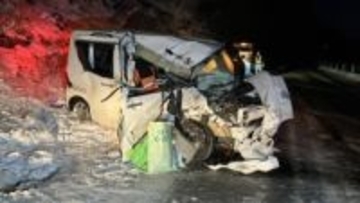 【速報】スリップ事故か…大型トラックと軽自動車が衝突し女性が意識不明_路面は一部凍結「交通事故のようだ」近くを車で走行していた人から警察に通報〈北海道陸別町〉