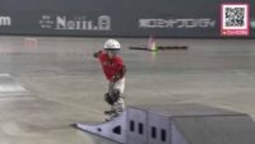 【雪を気にせずスケボー＆ランニング！】　「楽しい。最初は転んだけど今は大丈夫でした」大和ハウスプレミストドームが期間限定で屋内アリーナを解放〈北海道札幌市〉