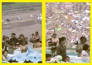 【3連休最終日】80年代はワンサカ人が押し寄せた夏のビーチも…今年は"海離れ？"若者たちの姿も少なく閑散とした雰囲気に…一方で市内の大型プールは親子連れで大にぎわい！＜北海道＞