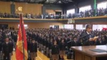 新たな学校生活　希望を胸にスタート　宮崎日大中・高校の合同入学式