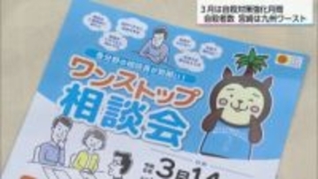 3月は「自殺対策強化月間」　宮崎市で街頭キャンペーン